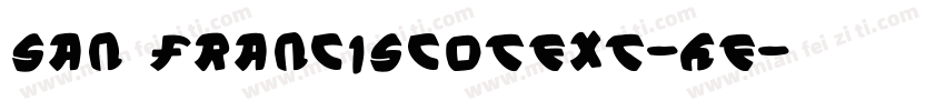 San Franciscotext-he字体转换